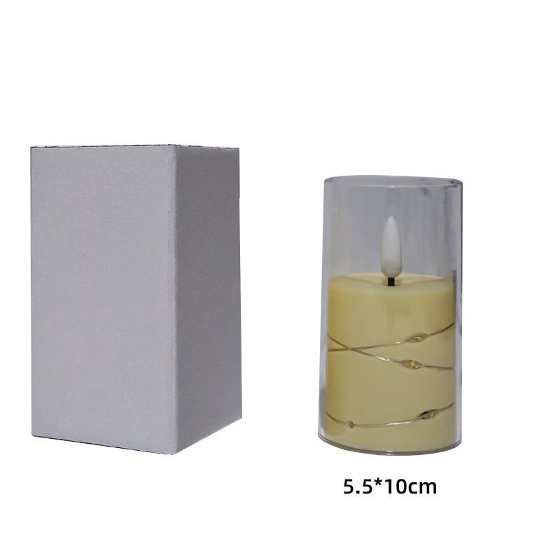 LED Remote Control Swing Candle Lamp for Hotel & Wedding Decor - Smokeless Atmosphere Lighting