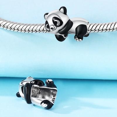 Charms Plataoriginales Animal Panda Dragon Bead For Charms Copper Bracelet Beads Jewellery Making Women'S Gift