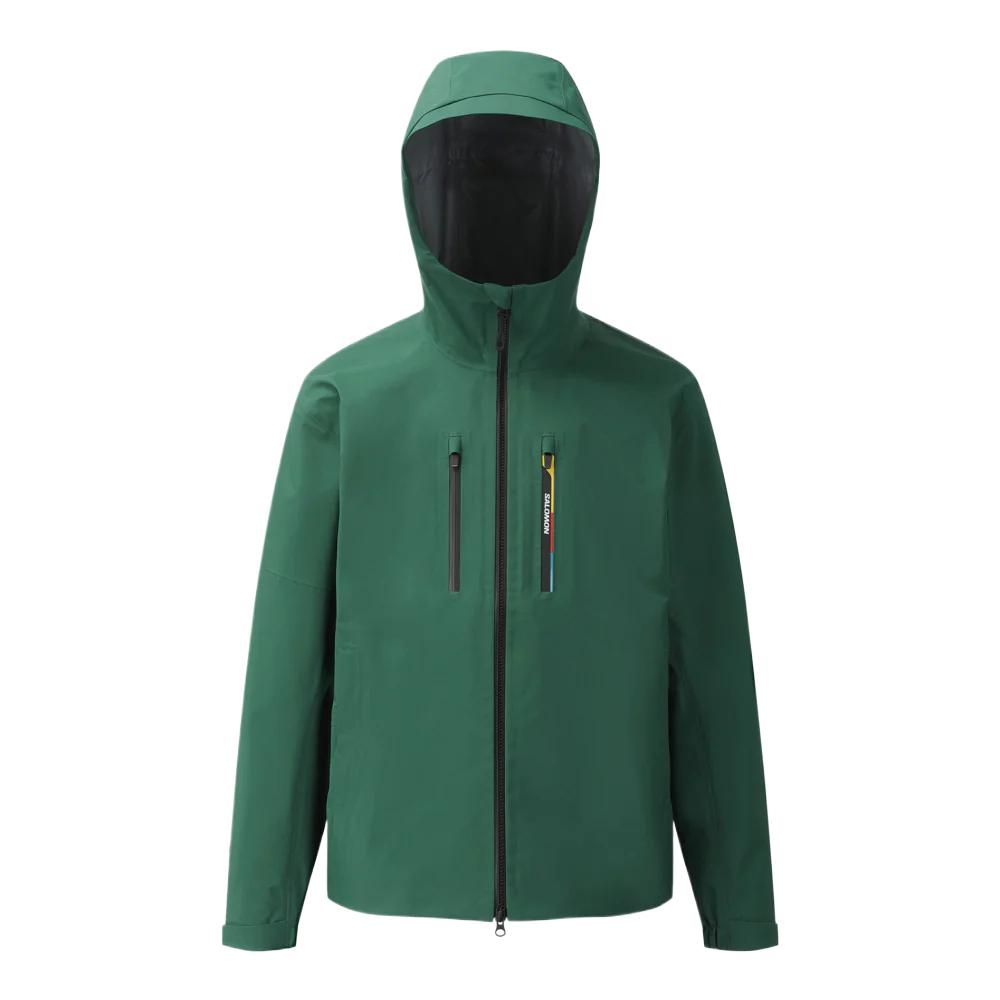 New SALOMON Uni Jackets Unisex Garden Green C30080