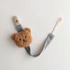 Pacifier Chain Plush Pendant Pacifier Clip Holder Soft Plush Bear Crib Hanging Decorations Infant Pacifier Accessories