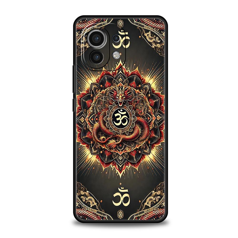Indian Pattern Mandala Phone Case Cover for Xiaomi Mi 17 15 14 13 12 11 Ultra 15T 14T 13T 12T 11T Pro Lite 5G Soft TPU Shell Bag