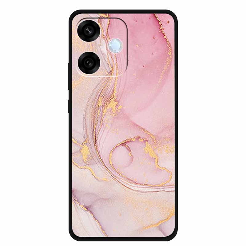 

Phone Cover For Oppo A5 Pro 4G 5G Global Black Silicone Soft Phone Case for Oppo A5 Pro Global 6.67 Marble Painted Para Bumper Oppo A5 Pro 4G