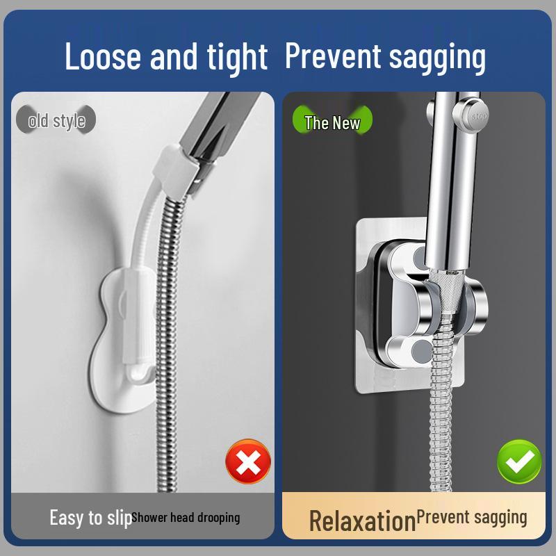 Adjustable Punch-Free Shower Bracket Holder – Multi-Speed Universal Shower Base