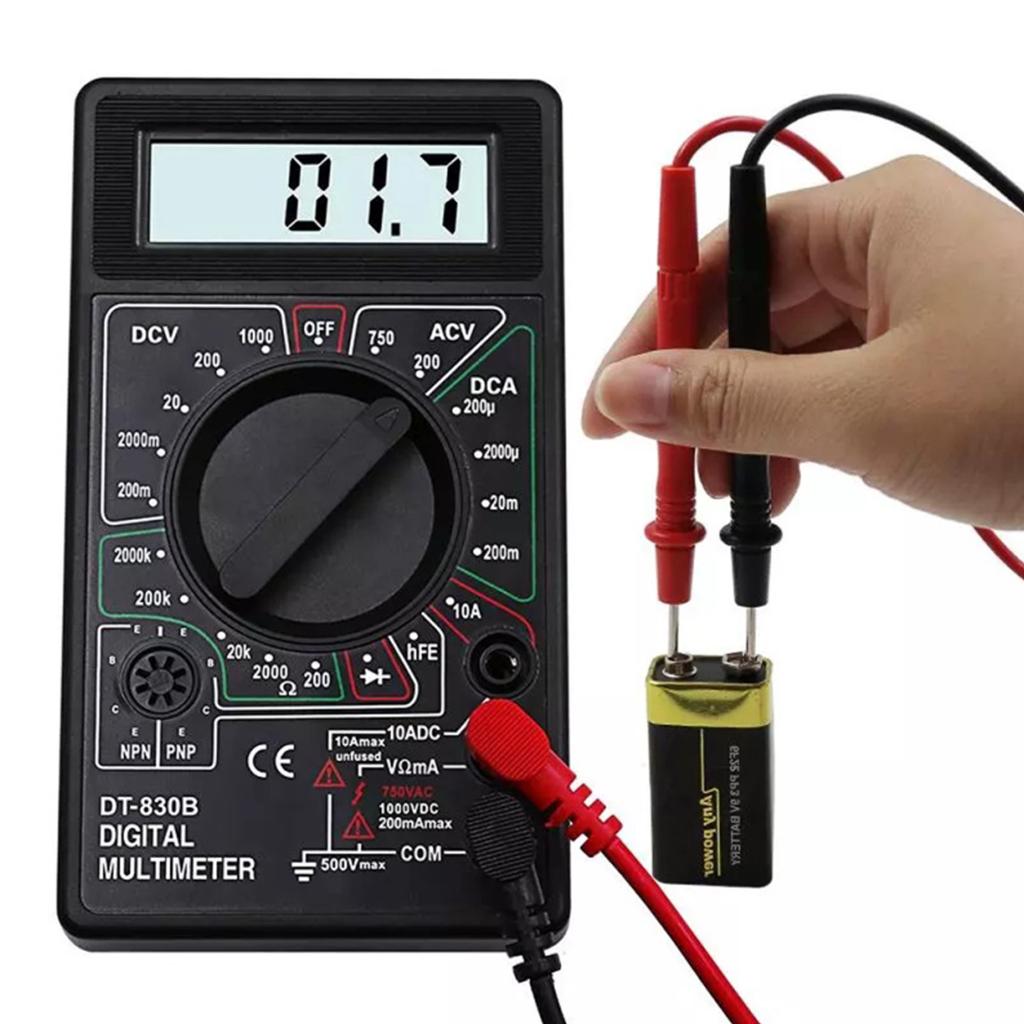 DT830G Digital Multimeter High Precision Portable Voltmeter Ohmmeter Tester