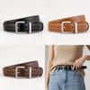 Ledergürtel für Damen mit klassischer Schnalle für Freizeit und Büro