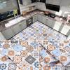 Fashion DIY 3D Geometry PVC Wallpaper Waterproof Self Adhesive Furniture Contact Paper Floor Tiles Stickers