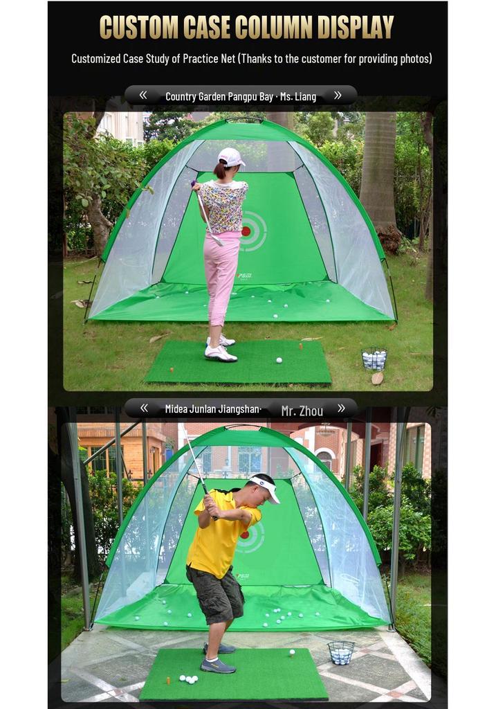 Indoor/Outdoor Golf Practice Net for Swing and Hitting