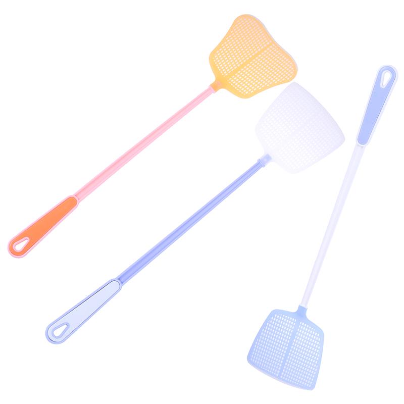 1Pc Household Plastic Fly Trap Mosquito Swatter Fly Killer Hand Manual Flapper