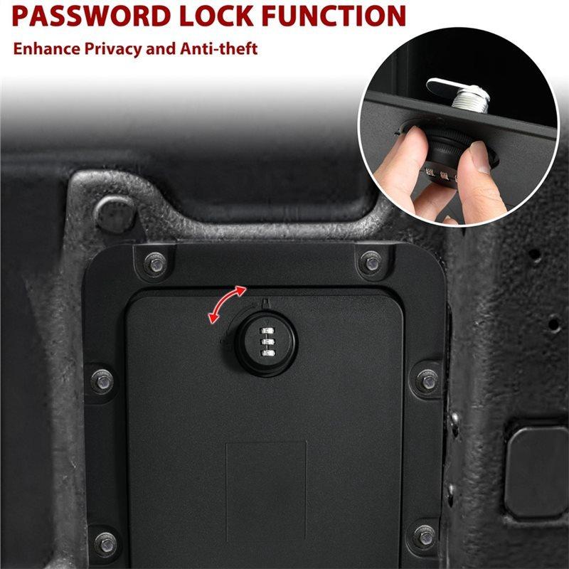 Bed Security Lockbox Cover With Code Lock For Ford Maverick -2025 Car Accessories