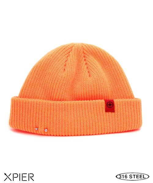 Egseupieo X-Bn004O Orange Short Beanie