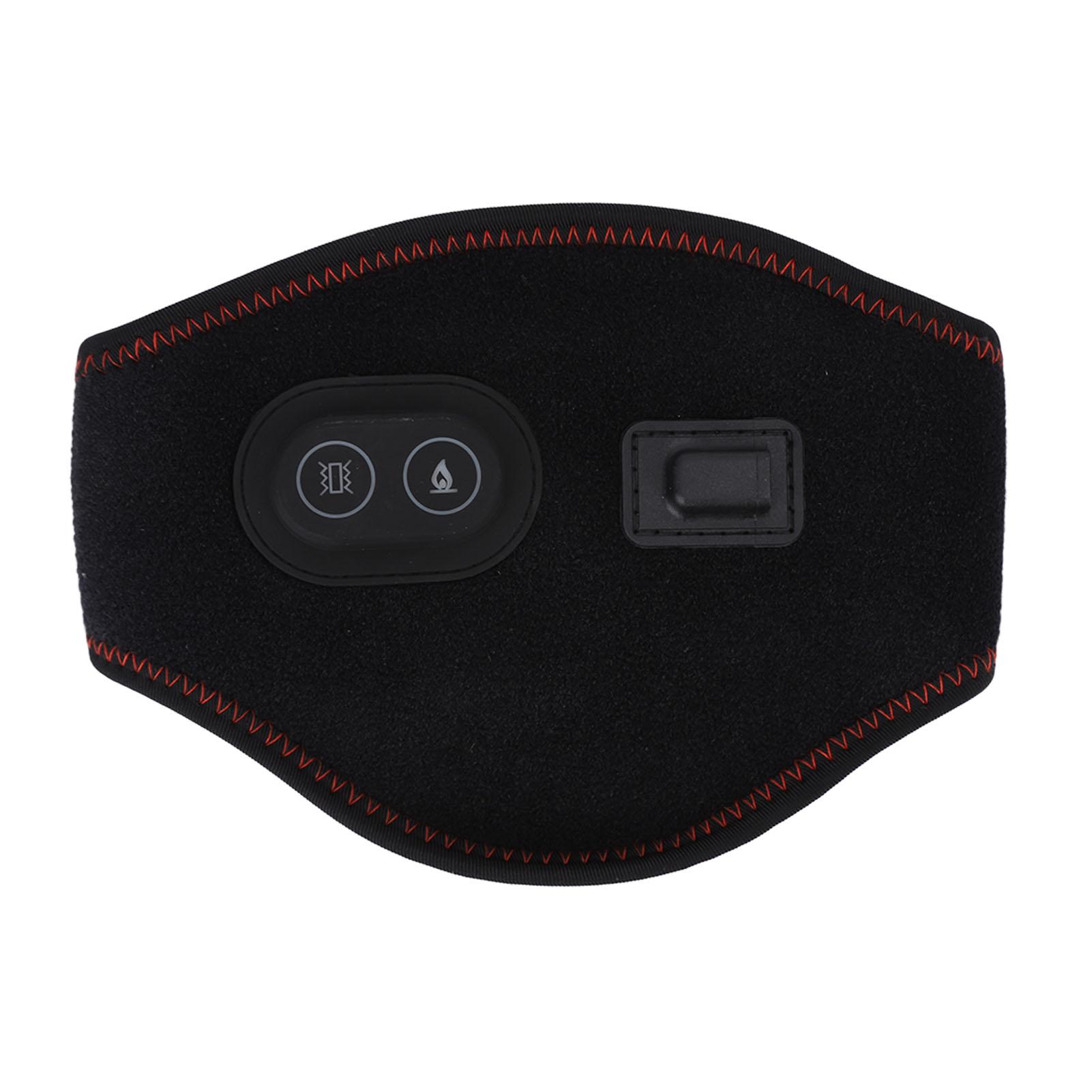 

USB Heated Neck Wrap Vibration 3 Gear Temperature Control Electric Neck Therapy Pad
