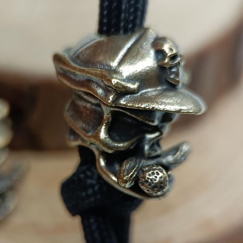 Little Old Man Brass Knife Beads DIY Woven Bracelets Lanyard Keychain Pendants Accessories Hangings Charms