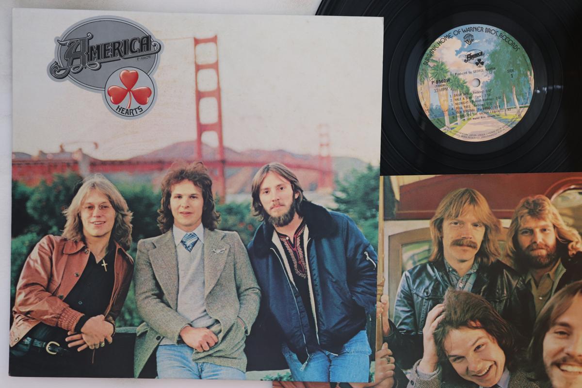 

LP Record AMERICA - Hearts P8562W WARNER 1975 Japan Rock Used