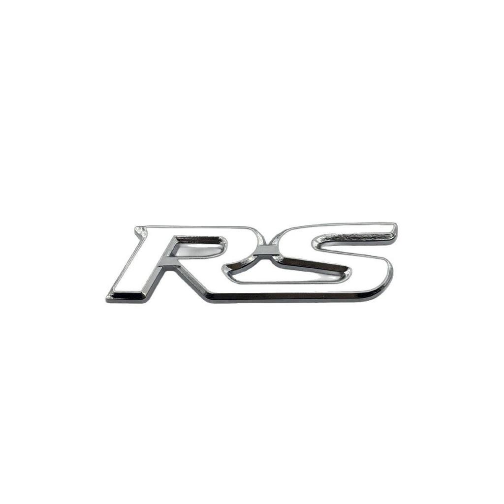 RS Sport Metal Car Emblem Sticker