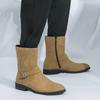 Mode Vinter Bästsäljande Herr Chelsea Boots Retro Business Korta Stövlar Hög Kvalitet Sidodragkedja Design Herr Läder Casual Skor