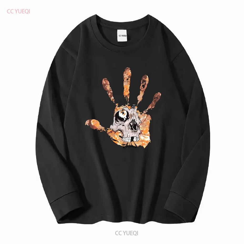 Vintage Y2K Pushead Κρανίο Χειροτύπωμα T-Shirt S Skate Punk Misfits Zorlac Metal vintage Πλυμένο Μαλακό ανδρικό Casual streetwear