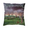 Megadeths Rock Band Square Pillow Case Home Decor Heavy Metal Band Cushions Throw Pillow For Living Room Double-Sided Printing