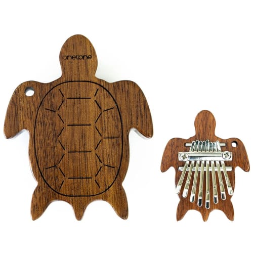 

ONETONE One-Tone Kalimba (Thumb Piano) 8-Key Solid Mahogany OTKLM-101/TURTLE Turtle (with Strap)