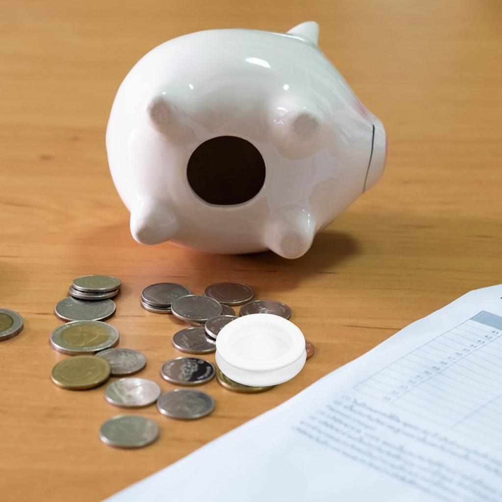 5Pcs Round Silicone Piggy Bank Stopper Replacement Plug for Ceramic Money Box Savings Jar Seal Closure with Versatile Fit Easy
