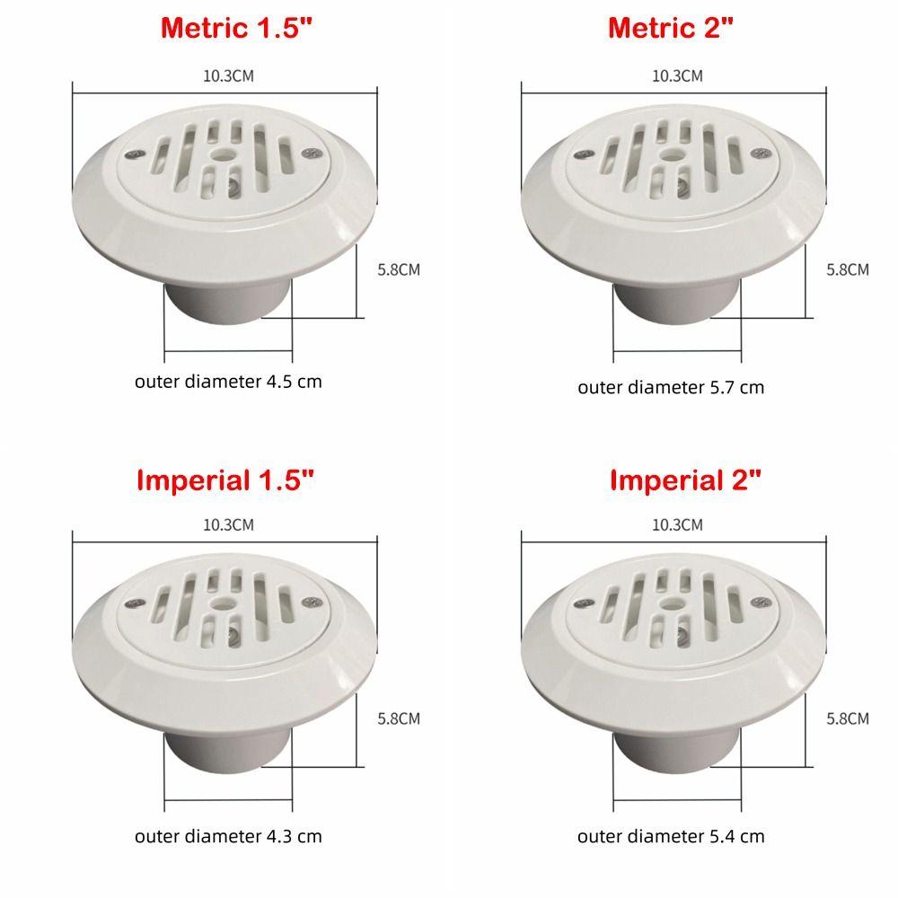 SP1424 Pool Wasserauslass 1,5 Zoll 2 Zoll Pool Einlass Fitting Tragbarer Poolablauf