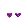 Jewelry Pure Mini Peach Heart Stud Earrings Daily Light Luxury Single Item