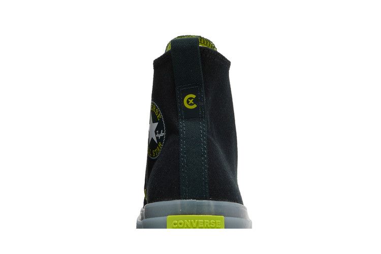 Converse Chuck Taylor All Star CX Fleece Lined High 'Black Lime Twist'