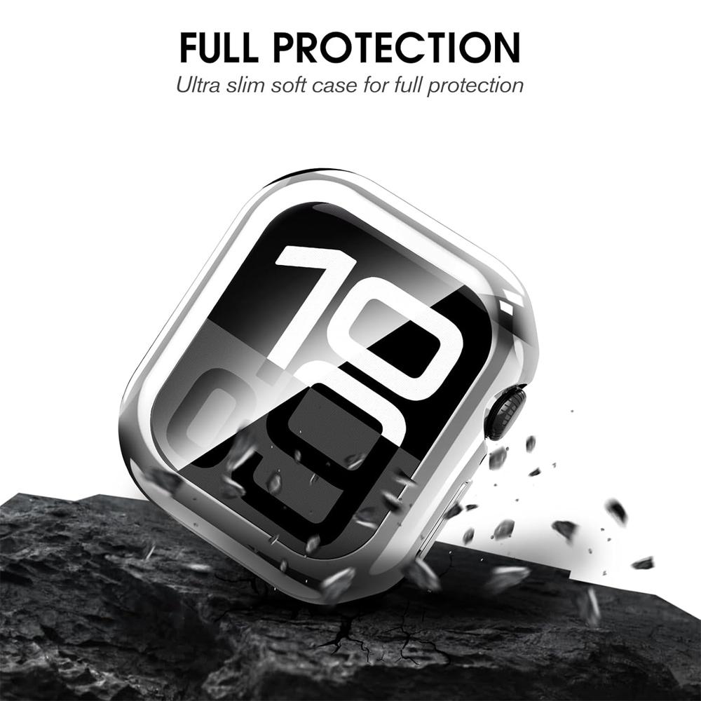 Screen Protector For Apple Watch Case 11 10 46mm 42mm Accessories TPU bumper Anti-fall Cover film iWatch Series 10 11 Protective