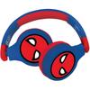 LEXIBOOK 2-in-1 Bluetooth and Wired Headset, Comfortable and Foldable with Sound Limitation - SpiderMan