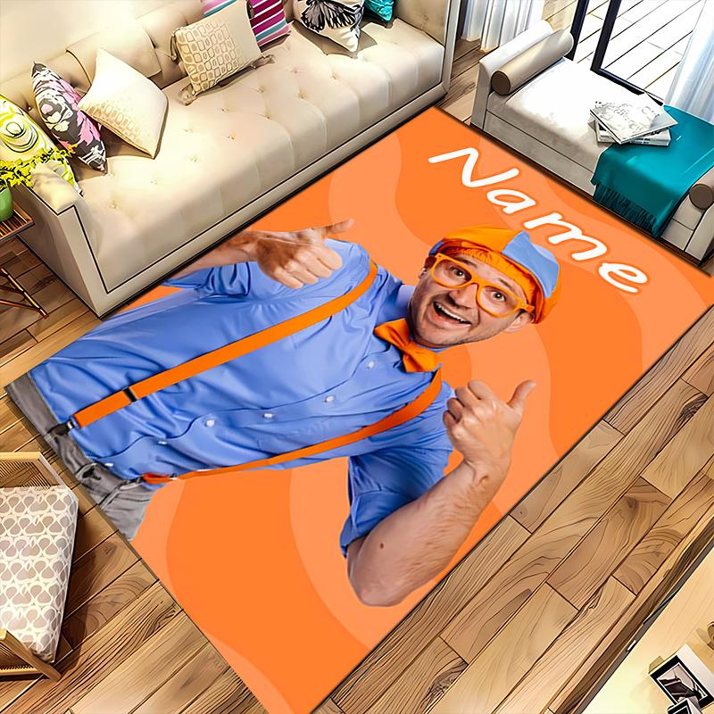 Custom personalization Blippi Area Rug - Perfect For Kitchen, Bathroom,Laundry Room Decor Large Size Available,Gift All Seasons