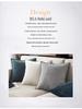 Chenille Large Back Cushion Cover - Luxurious Sofa or Bedside Pillow (Insert Not Included)