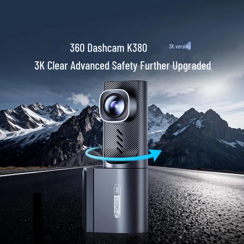 360° Rotating Dash Cam with Night Vision (CN version)