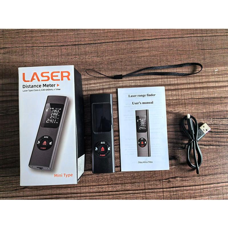 Mini Waterproof Infrared Measuring Instrument Handheld Laser Distance Meter Portable Electronic Laser Rangefinder