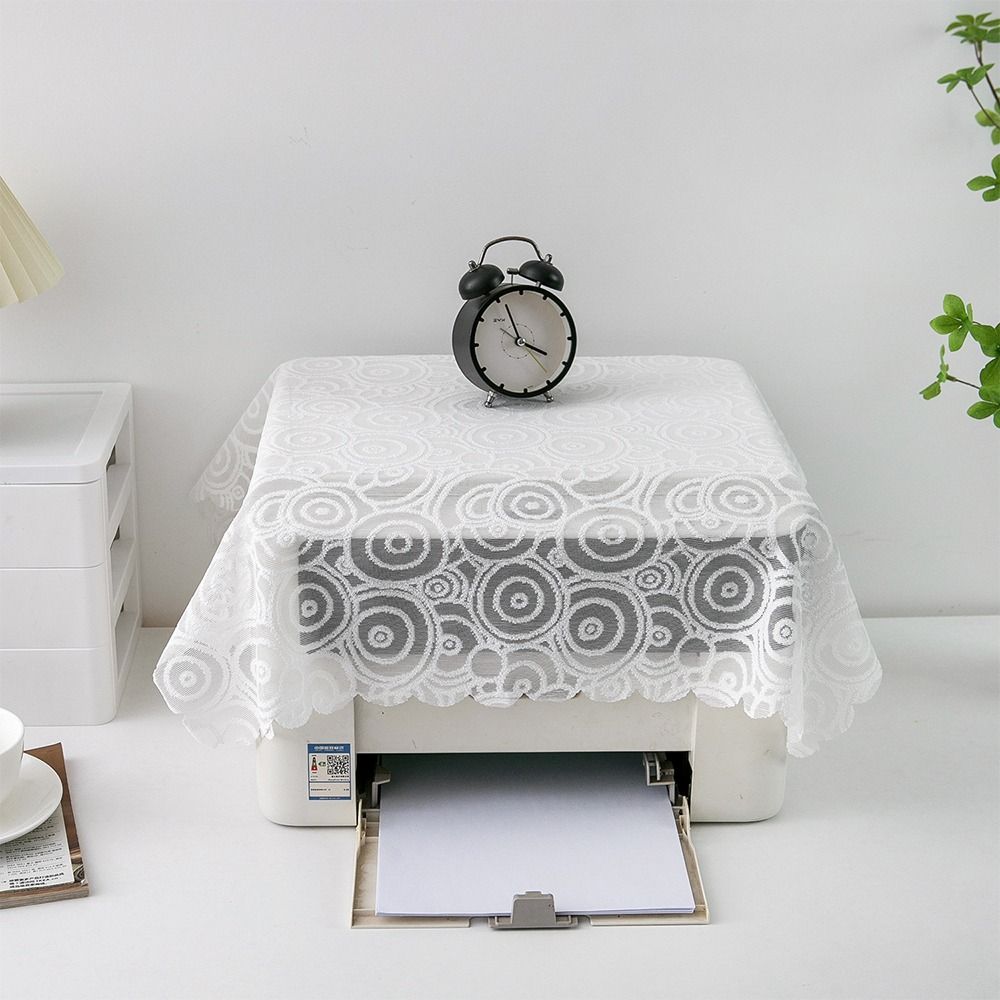 1Pcs 60x60cm Fax Machine Dustproof Cover Universal Rice Cooker Protector  Kitchen Office Supply