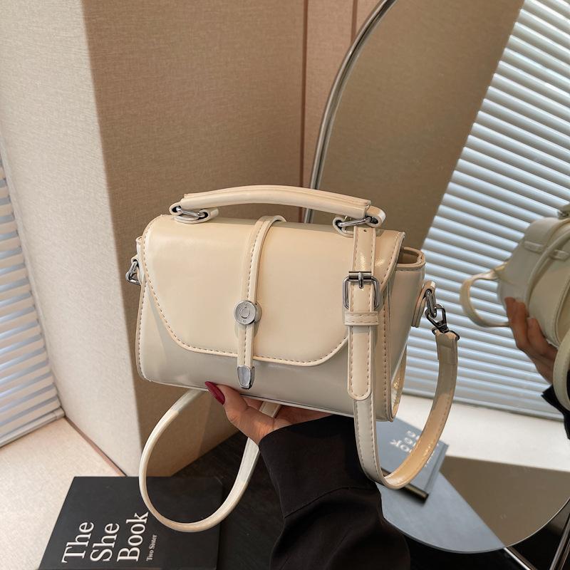 Premium handbag bag women's new popular silver shoulder bag casual versatile messenger small square bag