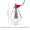 Geflügel-Isolierungslampenschirm, Infrarot-Wärmelampe, Lampenschirm, Geflügel-Heizlampenkappe für Küken, Schwein