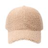Solid Color Thickened Lamb Wool Baseball Cap Outdoor Cold-resistant, Warm and Windproof Korean Version of Men's and Women's Versatile Cap