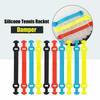 10Pcs Elastic Straps Tennis Racket Damper Tennis Vibration Absorber  Tennis Racket Strings