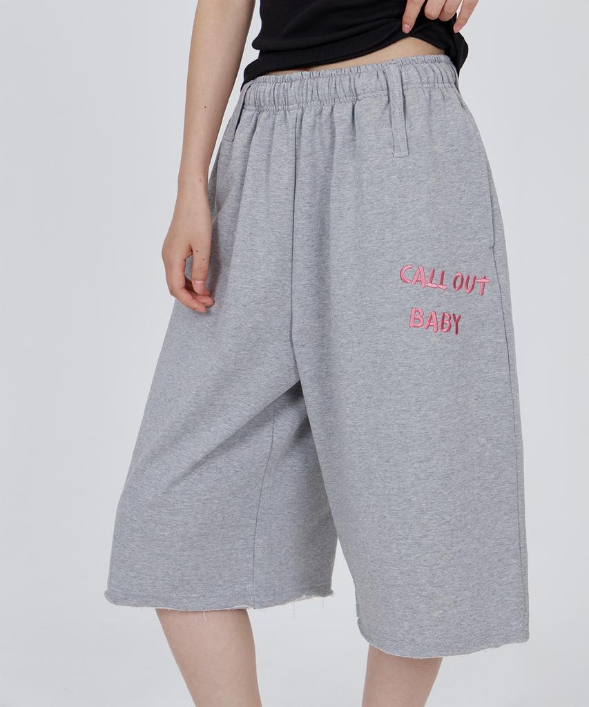 CONY Connie Callout Baby Sweat Shorts / Melange