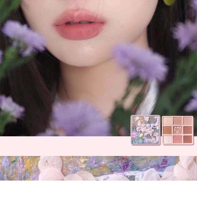 GoGoTales Secret Garden Eyeshadow Palette - Summer Milk Tea Earth Tone Matte & Shimmer