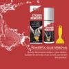 Powerful Automotive Adhesive Remover Spray Dissolves Sticky Tap Glue Decal Residue from Car Glass Metal Plastic Includes Tools