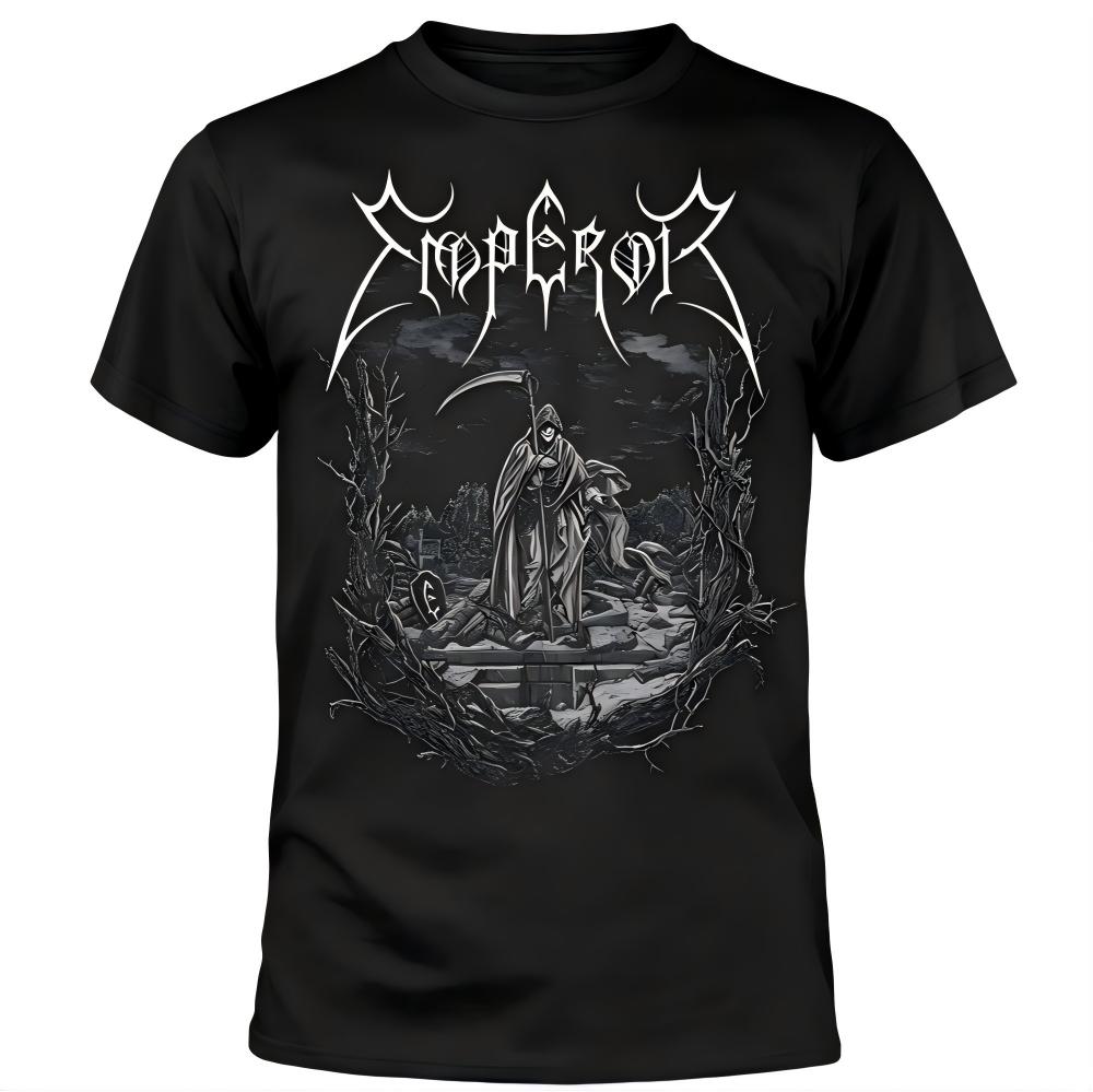 Emperor Black Metal Band Reaper Black T-Shirt