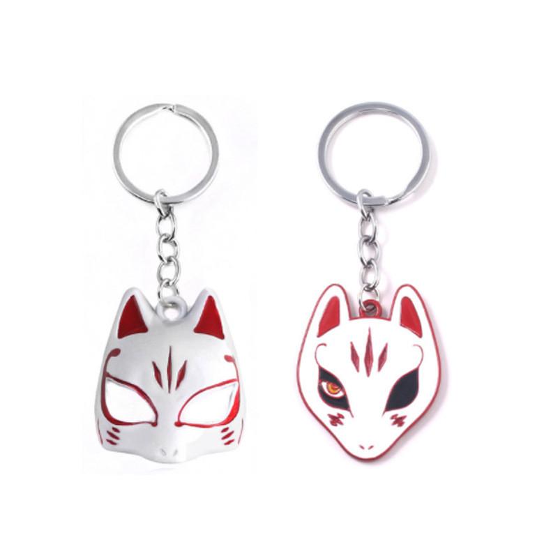 Natsumes Book Of Friends Fox Mask Keychain With Zinc Alloy Charm For Anime Fans