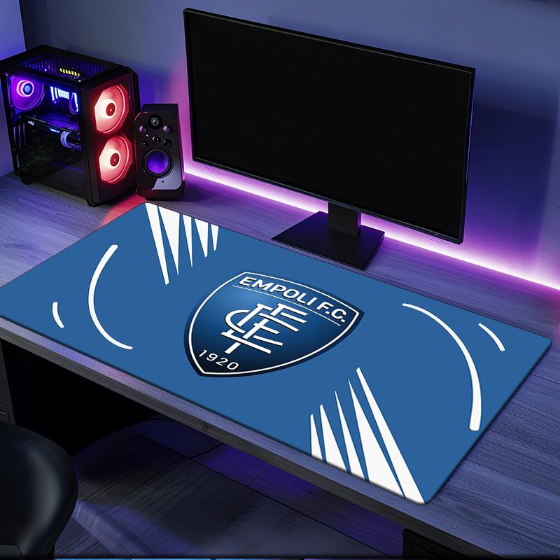 Empoli Wappen Design Mauspads, Gummiunterseite, Mauspads für Gamer und Bürogebrauch, Gaming Schreibtisch, Leicht zu reinigende Matte Weihnachtsgeschenke für Fans