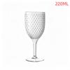 Lightweight Reusable PS Champagne Glasses 170/220ml Shatterproof Cocktail Goblets for Corporate Cocktail Party Event Supplies