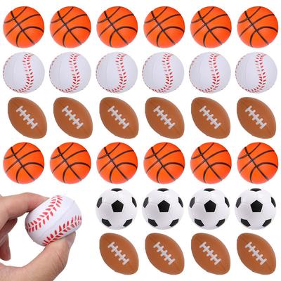 New Needoh Squeeze Ball Toys Sports Theme Kids Birthday Party Favors Goodie Pinata Filler Anti Stress Soccer Basketball Gifts
