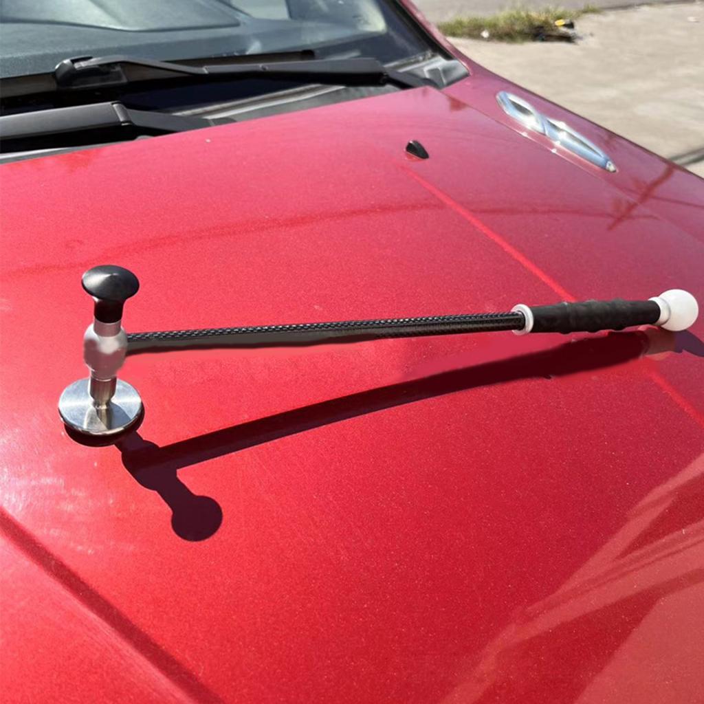 Car Body Paintless Dent Removal Tools Carbon Fiber Dent Hammer Tap Down Tools Dent Repair Tools Paintless Dent Repair