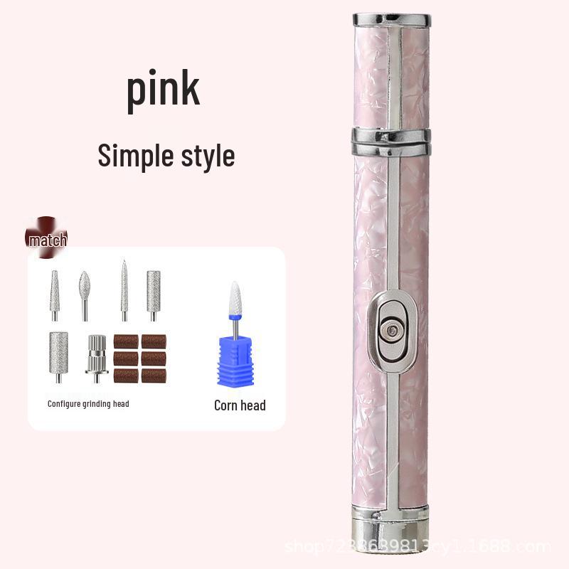 Portable Rechargeable Nail Grinder: Professional Manicure, Polishing, Dead Skin Removal, Nail Repair Tool Set.