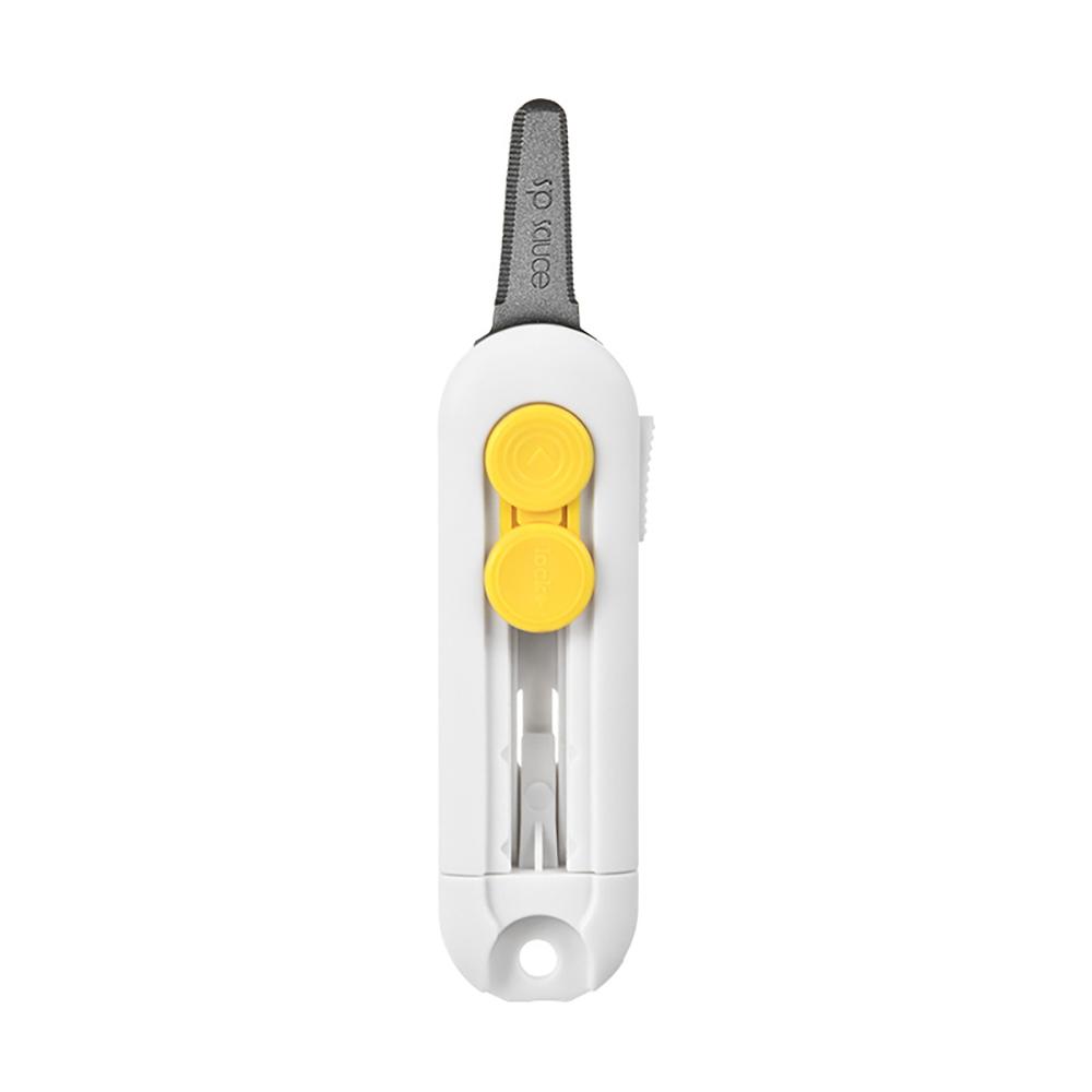 

Magnetic suction unpacking express knife, art mini portable knife, unboxing tool, letter opening bag, cutting paper белый