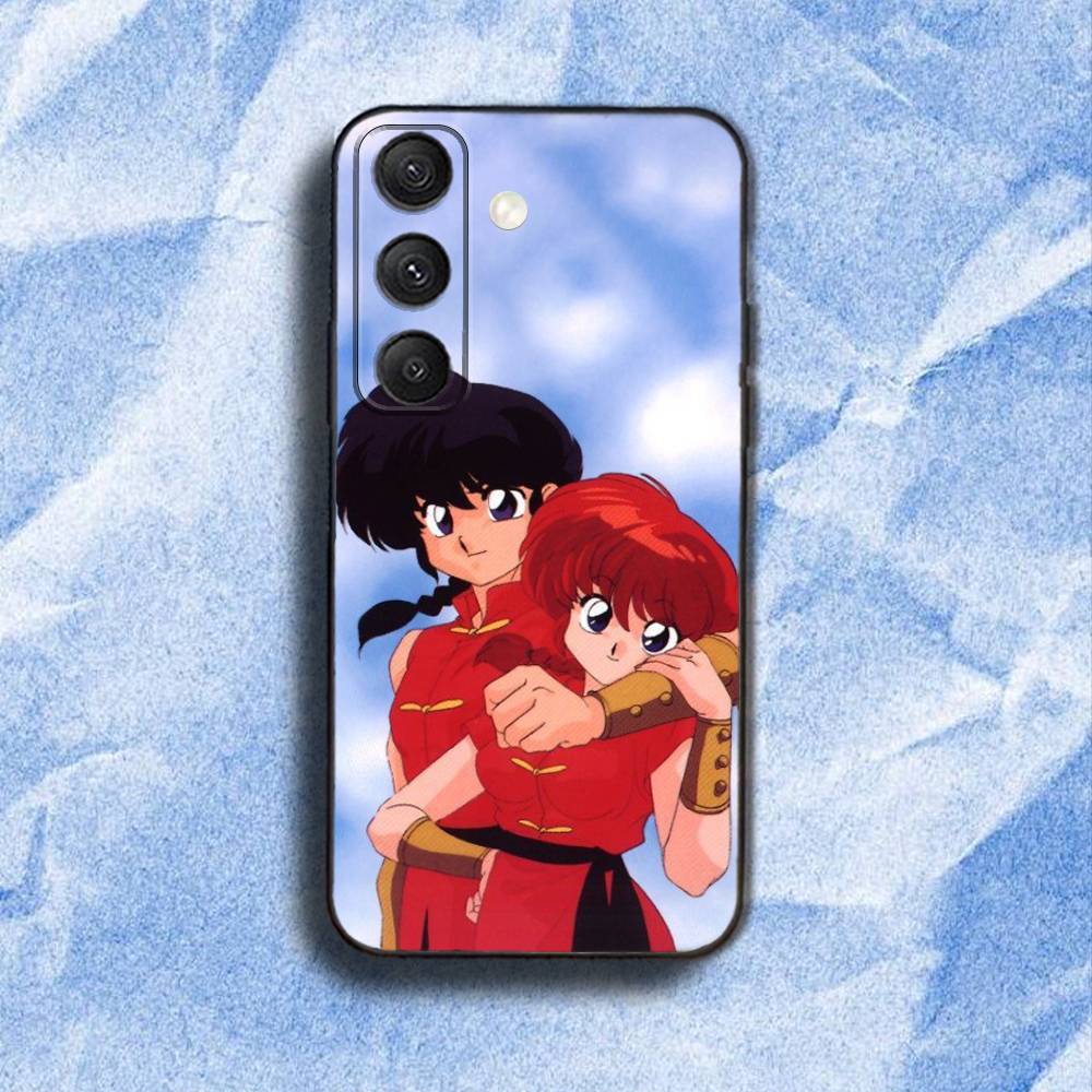COOL Ranma 1 2 Phone Case For Samsung S 25,24,23,22,30,21,10,9,Ultra,Plus,Lite,FE,4,5G Black Soft Case