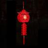 DIY Felt Red Lantern 3D FU Character Lantern Decorative Spring Festival Lantern  New Year